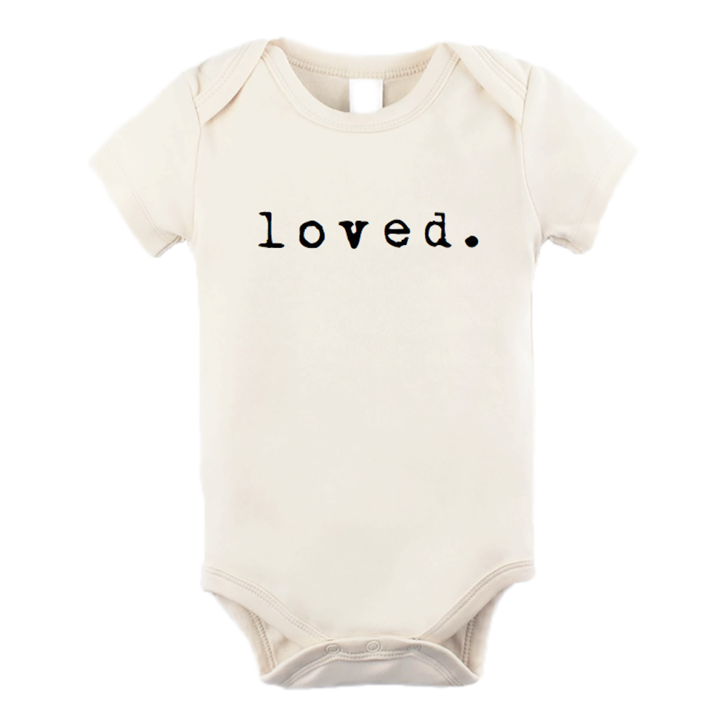 Tenth & Pine Short Sleeve Onesie - Loved