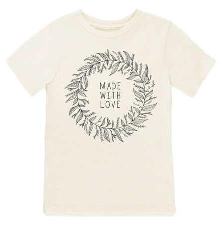 Lupine and Luna Ember Linen Tee - Ivory