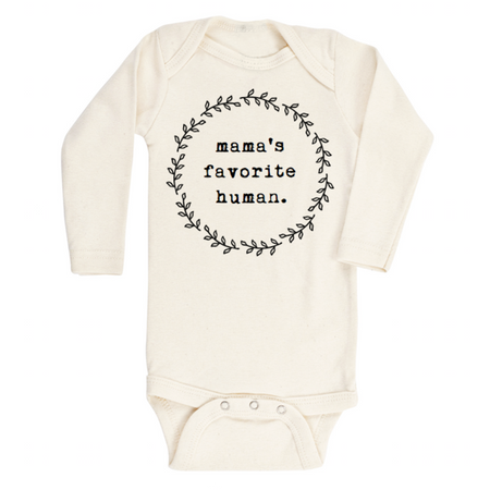 Tenth & Pine Long Sleeve Onesie - Love Bug - Clay