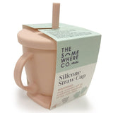 The Somewhere Co. Silicone Straw Cup - Blush