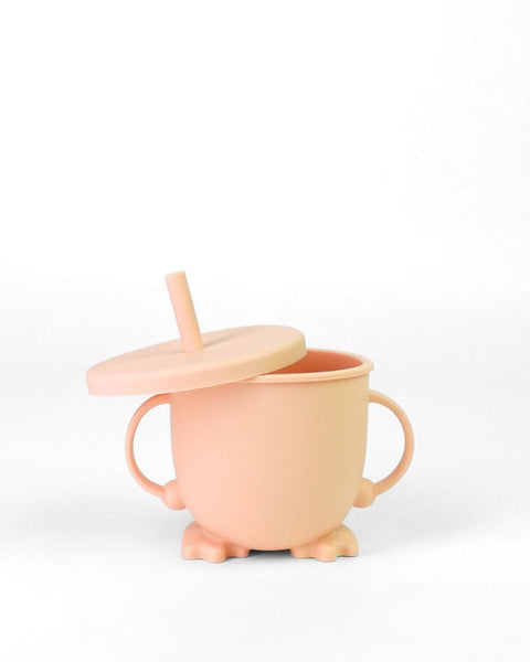 The Somewhere Co. Silicone Straw Cup - Blush