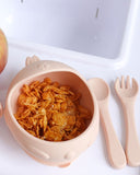 The Somewhere Co. Silicone Suction Bowl - Bunny Blush