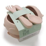 The Somewhere Co. Silicone Suction Bowl - Bunny Blush
