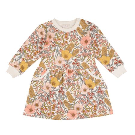 Goldie + Ace Gathered Pocket Dress - Strawberry Patch