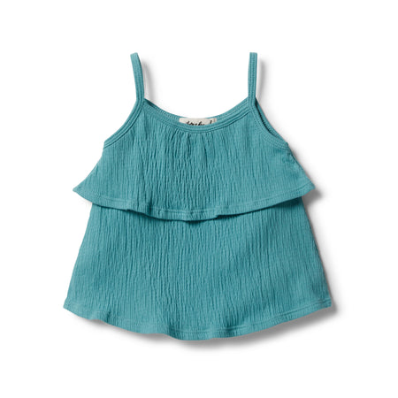 Wilson & Frenchy Organic Stripe Rib Bodysuit - Hazelwood Ecru