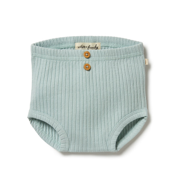 Wilson & Frenchy Organic Rib Nappy Pant - Pistachio