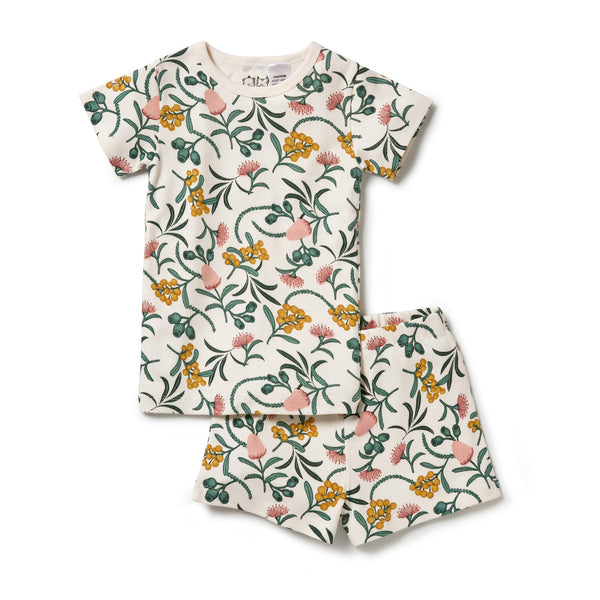 Wilson & Frenchy Organic Short Sleeve Pyjama Set - Nixie Fleur