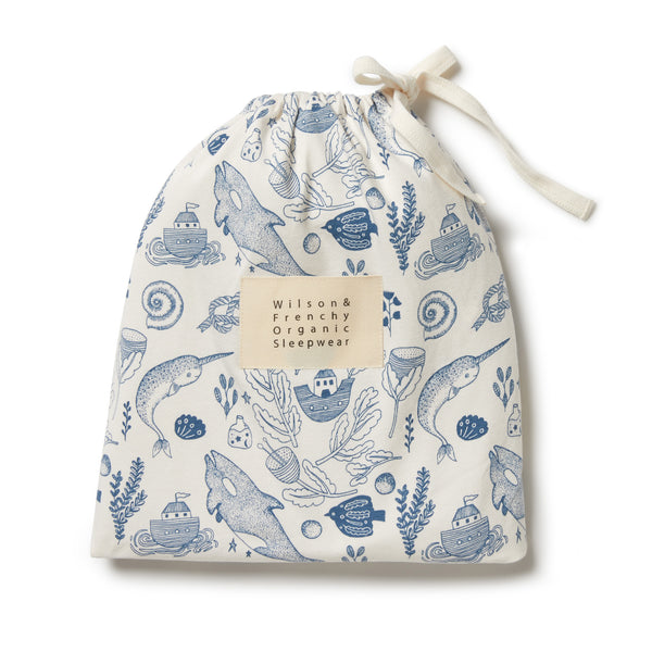 Wilson & Frenchy Organic Short Sleeve Pyjama Set - 7 Seas