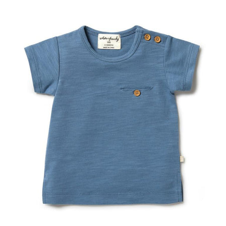 Wilson & Frenchy Organic Stripe Rib Bodysuit - Hazelwood Ecru