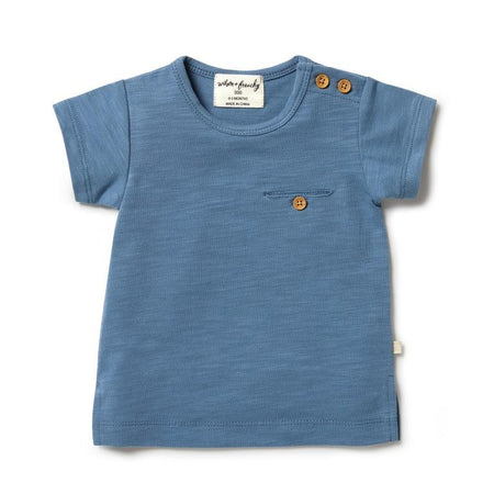 Goldie + Ace Sanderson Ribbed Collar T-shirt