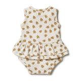 Wilson & Frenchy Organic Ruffle Bodysuit - Gracie