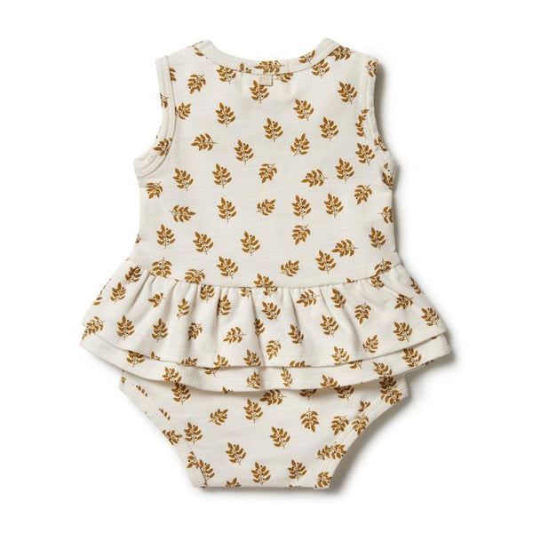 Wilson & Frenchy Organic Ruffle Bodysuit - Gracie