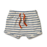 Wilson & Frenchy Organic Terry Shorts - Ocean Stripe