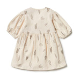 Wilson & Frenchy Crinkle Button Dress - Seedling