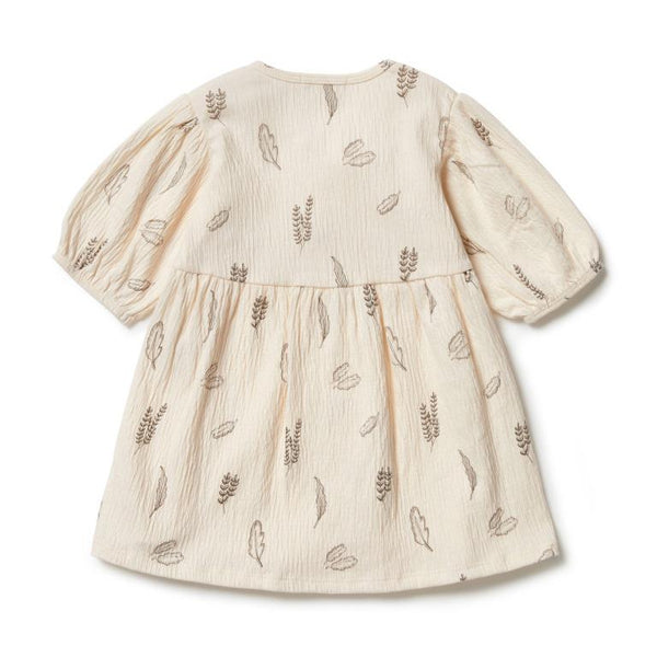 Wilson & Frenchy Crinkle Button Dress - Seedling