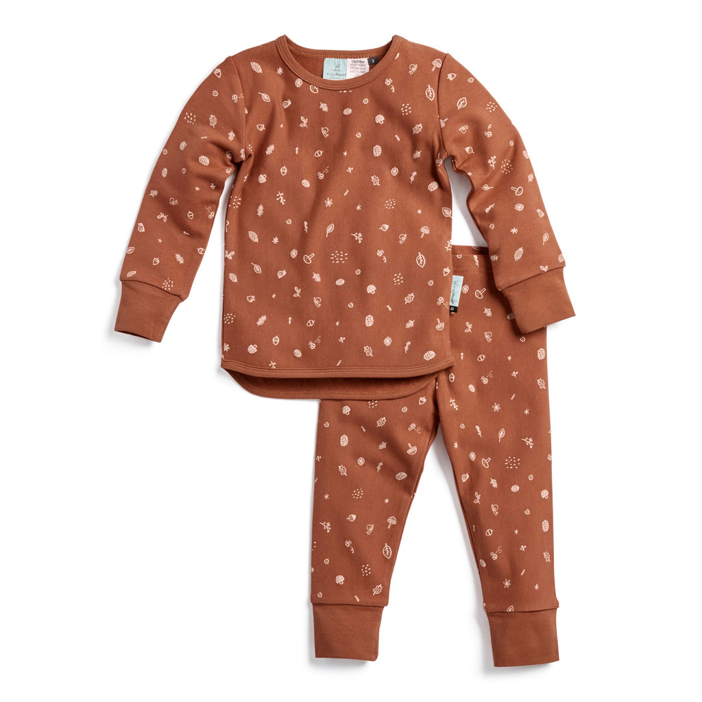 ergoPouch 1.0 tog Long Sleeve Pyjamas - Acorn