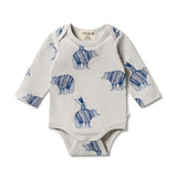 Wilson & Frenchy Organic Long Sleeve Bodysuit - Little Adventurers