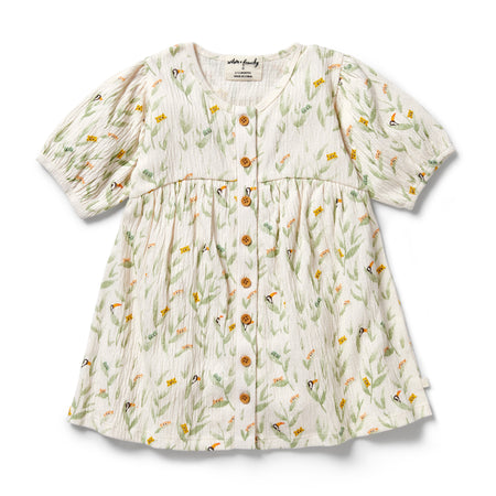 Goldie + Ace Gathered Pocket Dress - Strawberry Patch