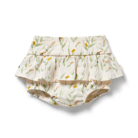 Wilson & Frenchy Organic Stripe Rib Bodysuit - Hazelwood Ecru