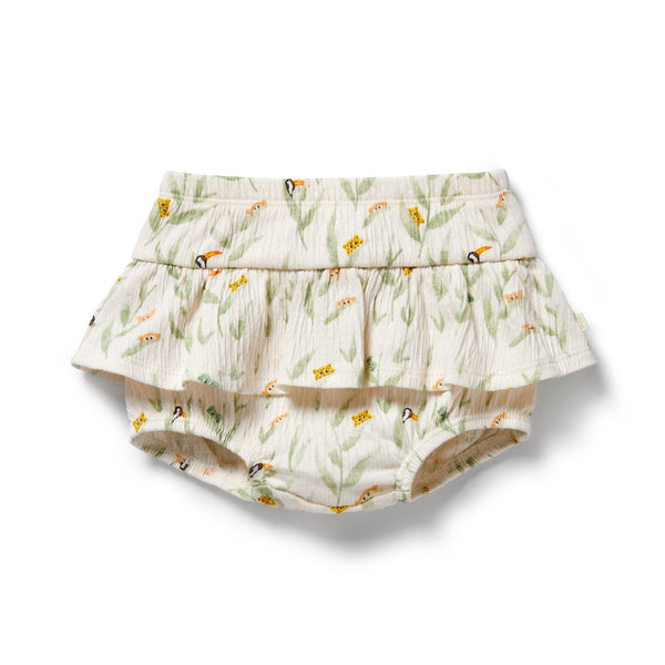 Wilson & Frenchy Crinkle Cotton Nappy Pant - Peek-a-Boo