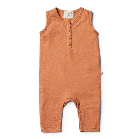 Wilson & Frenchy Organic Stripe Rib Bodysuit - Hazelwood Ecru