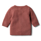 Wilson & Frenchy Knitted Chevron Jumper - Chilli