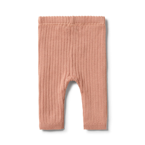 Wilson & Frenchy Knitted Rib Legging - Dusk Fleck