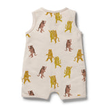 Wilson & Frenchy Organic Slub Cotton Boyleg Growsuit - Roar