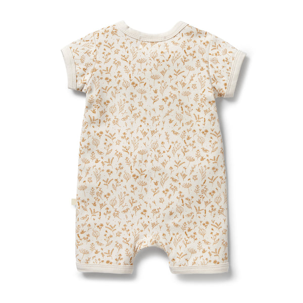 Wilson & Frenchy Organic Cotton Zipsuit - Little Garden