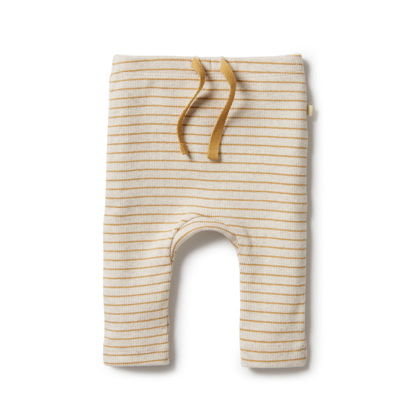 Wilson & Frenchy Organic Stripe Rib Legging - Antelope