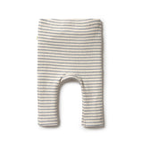 Wilson & Frenchy Organic Stripe Rib Legging - Denim Blue