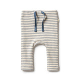 Wilson & Frenchy Organic Stripe Rib Legging - Denim Blue