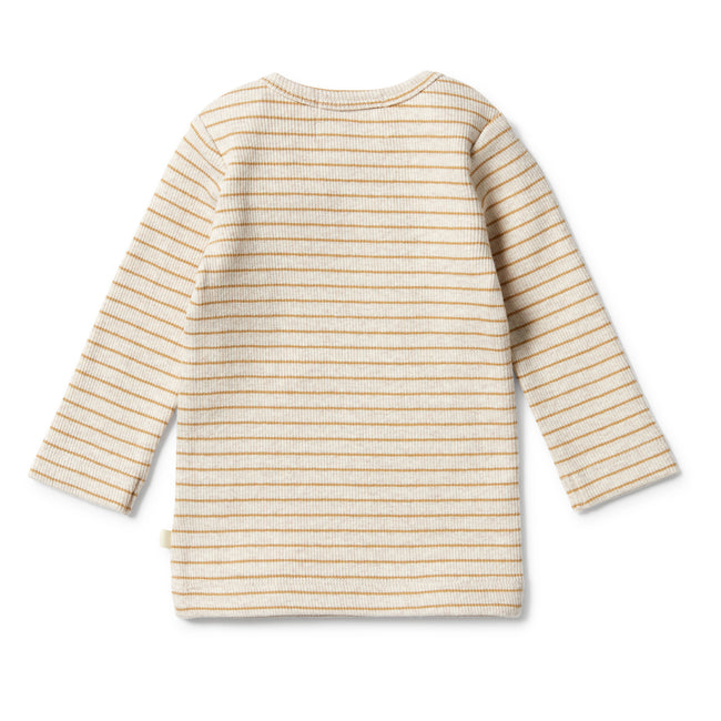 Wilson & Frenchy Organic Stripe Rib Top - Antelope