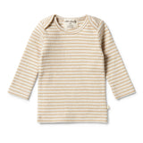 Wilson & Frenchy Organic Stripe Rib Top - Antelope
