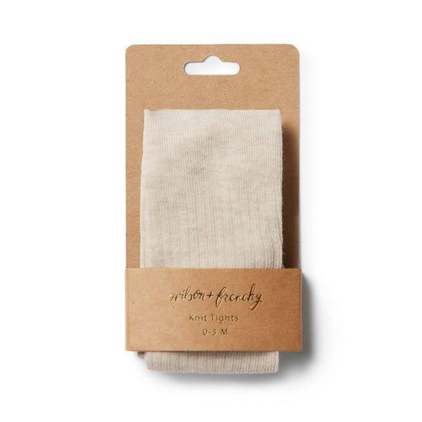 Wilson & Frenchy Baby Tights - Oatmeal Melange