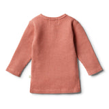 Wilson & Frenchy Waffle Henley Top - Clay