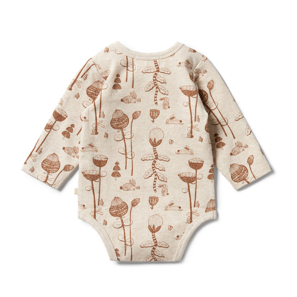 Wilson & Frenchy Organic Long Sleeve Bodysuit - Bunny Hop