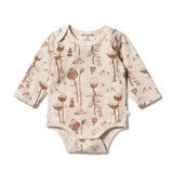 Wilson & Frenchy Organic Long Sleeve Bodysuit - Bunny Hop