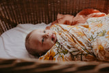 Wind & Willow Co Organic Cotton and Bamboo Swaddle - Sunflower