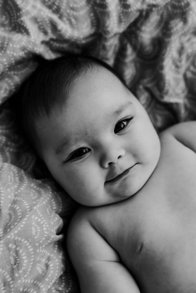 Wind & Willow Co Organic Cotton and Bamboo Swaddle - Burnt Honey