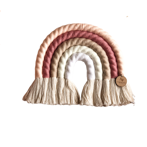 Wind & Willow Co Tassel Rainbow - Strawberries & Cream