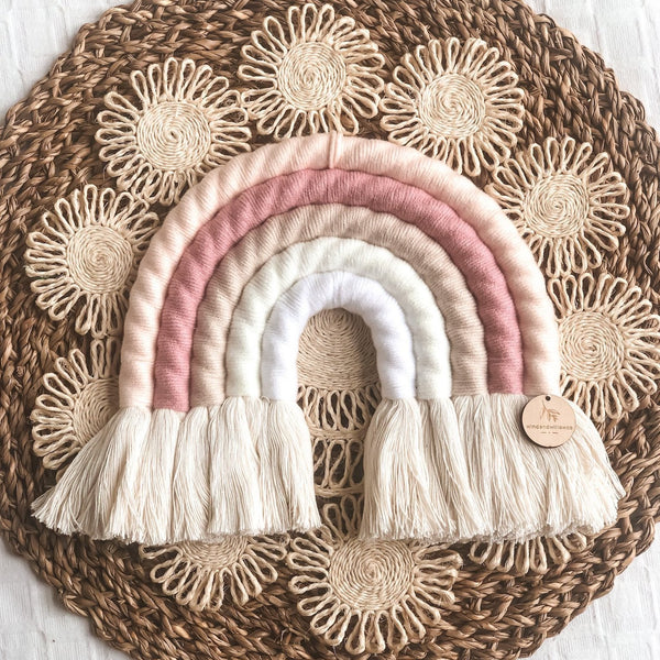 Wind & Willow Co Tassel Rainbow - Strawberries & Cream