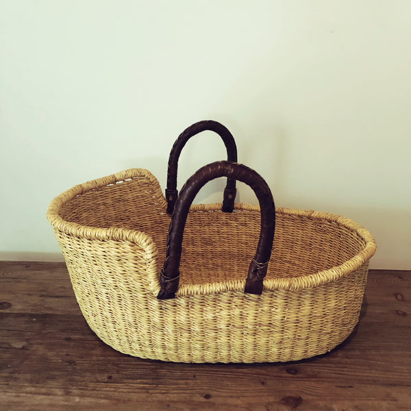 Mini Moses Basket - Natural