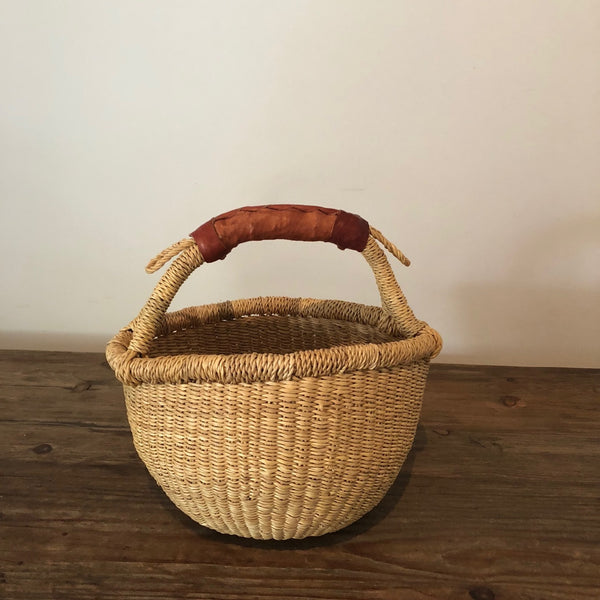 Round Basket - Small Natural