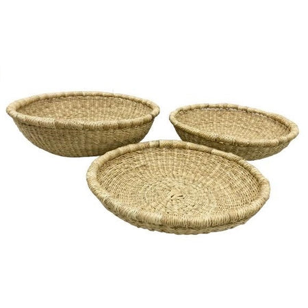 Market Basket - Natural Open Weave