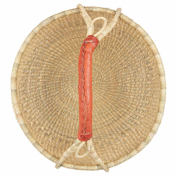 Woven Round Basket - Natural Large