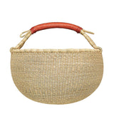 Woven Round Basket - Natural Large