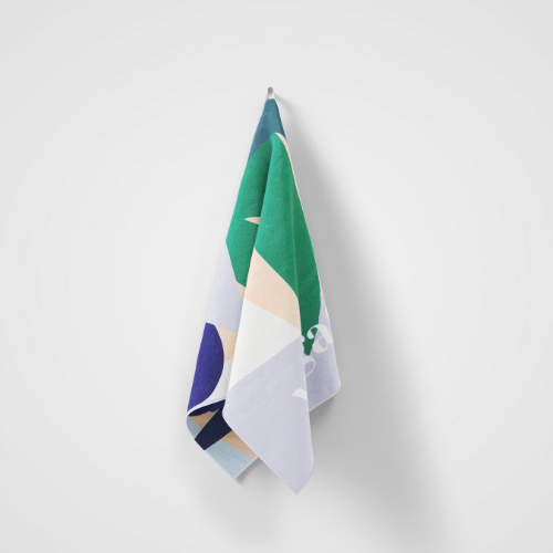 Yogat Microfibre Towel - Wildflower by Xander Holliday