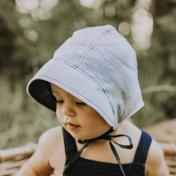 Beadhead Hats - Seeker Reversible Sun Bonnet - Charlie/Indigo