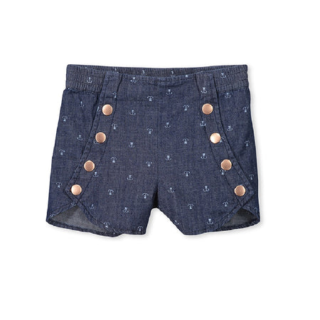 Goldie + Ace Terry Short - Natural Navy